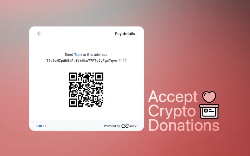 Crypto Donations on Nonprofit Website