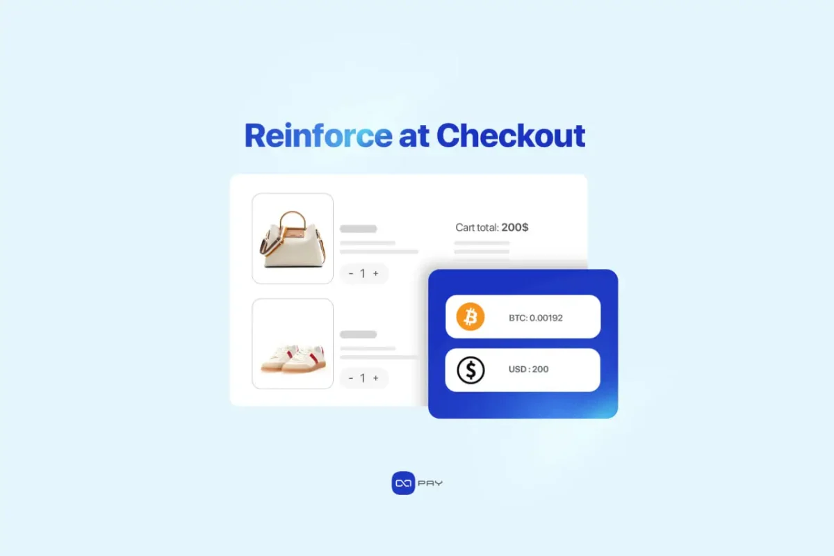 Reinforce-at-Checkout Reinforce Bitcoin Payments at Checkout