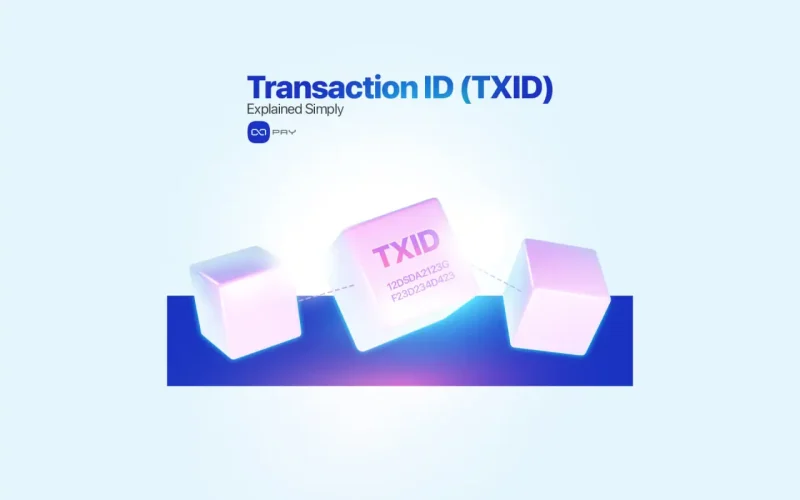 Blockchain küplerinde Kripto İşlem Kimliğinin gösterimi