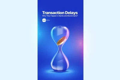 Hourglass showing time passing, symbolizing transaction delays in payments