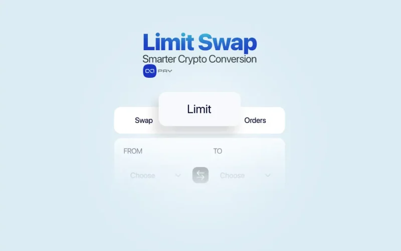Interface utilisateur OxaPay Limit Swap pour une conversion de cryptomonnaies plus intelligente