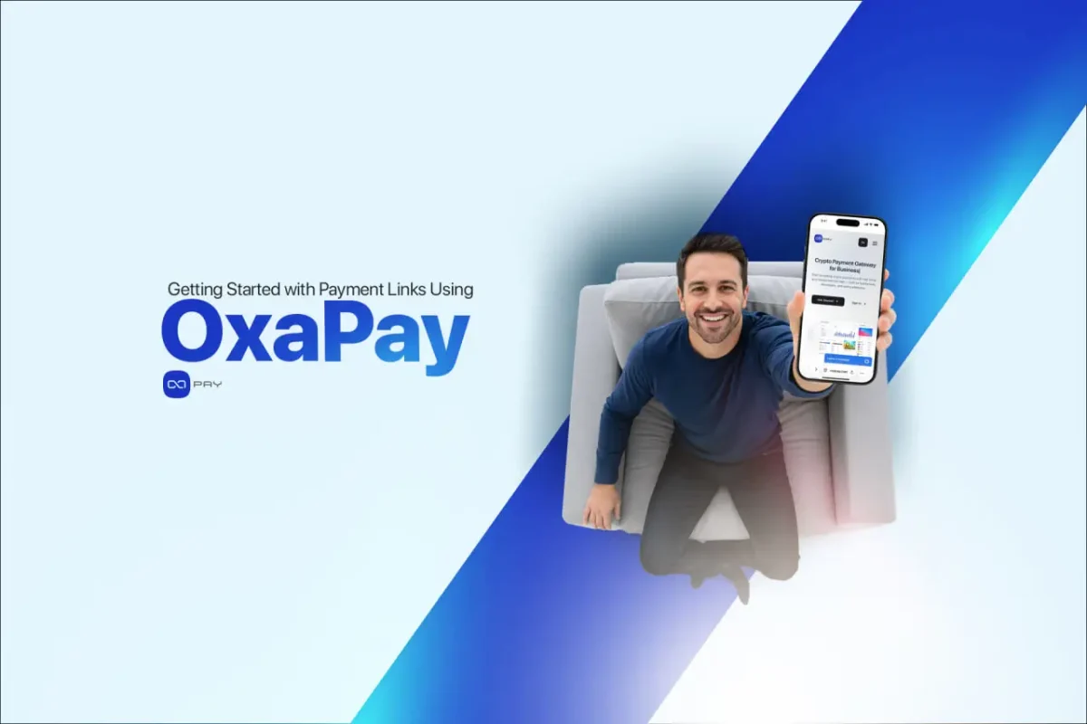 Creating and sharing crypto payment links using OxaPay