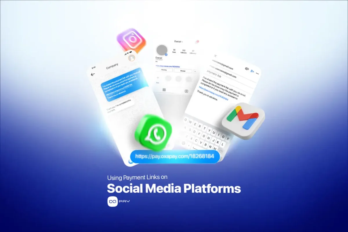 Using crypto payment links on social media and messaging platforms