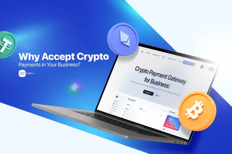 Visual representation of a crypto payment gateway interface for businesses