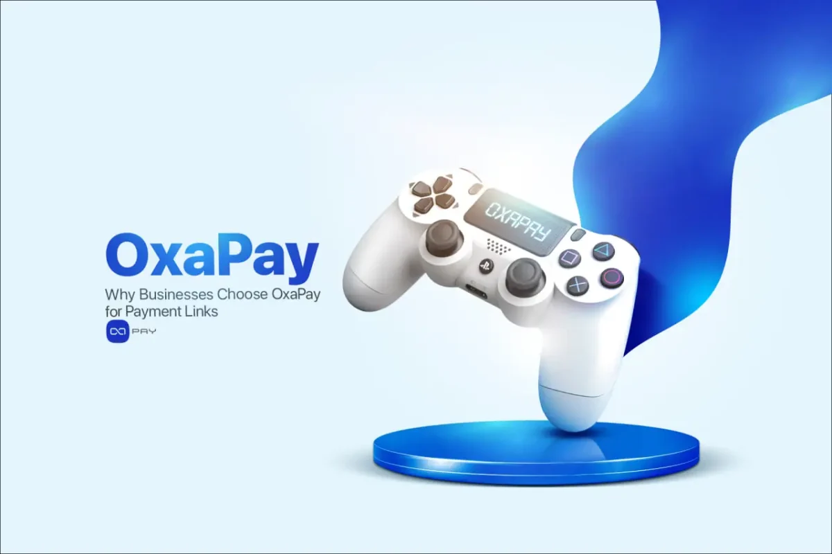Why Businesses Choose OxaPay for Payment Links Game controller symbolizing control and reliability in crypto payment links