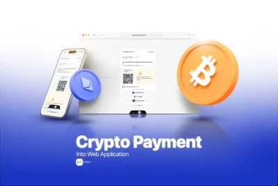 crypto payment into web application using invoice and wallet