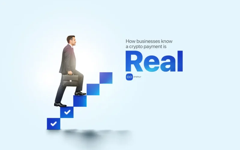 how businesses verify crypto payments step by step
