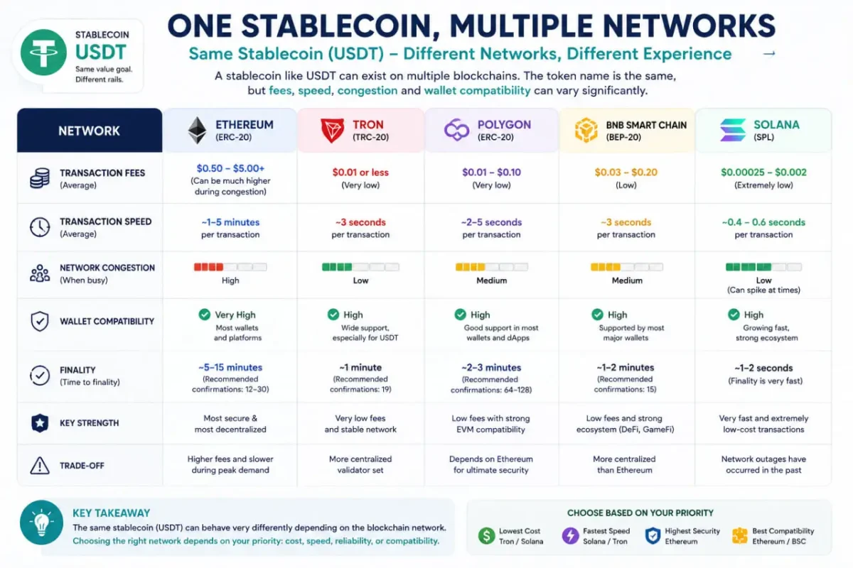 One stablecoin across multiple blockchain networks