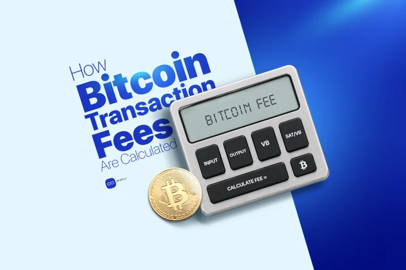 Bitcoin transaction fee calculator showing inputs, outputs, and fee rate in sat/vB