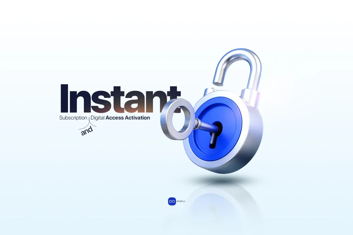 Automated subscription and digital access activation after payment