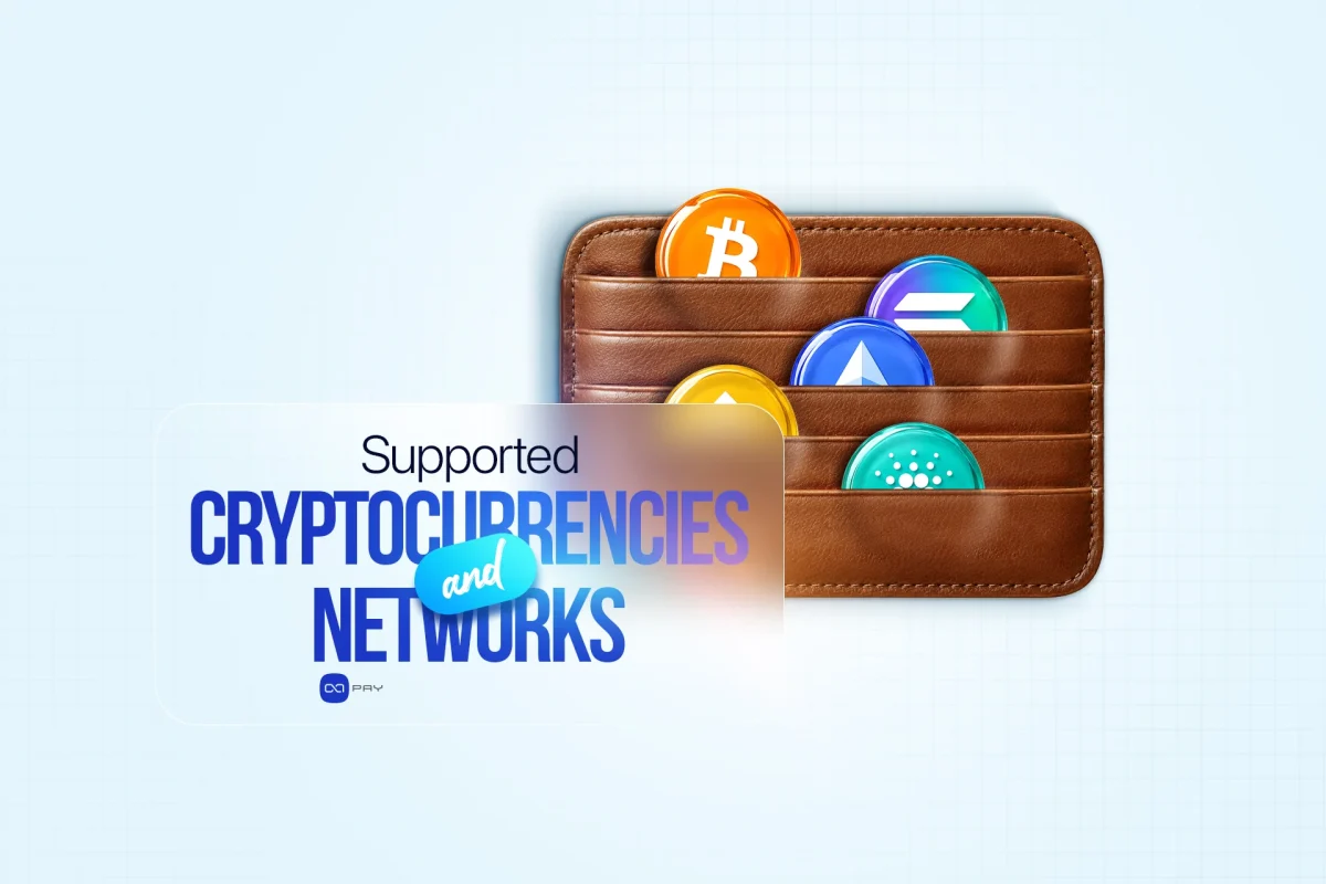 العملات الرقمية والشبكات المدعومة محفظة عملات رقمية تعرض عدة عملات رقمية وشبكات بلوك تشين مدعومة