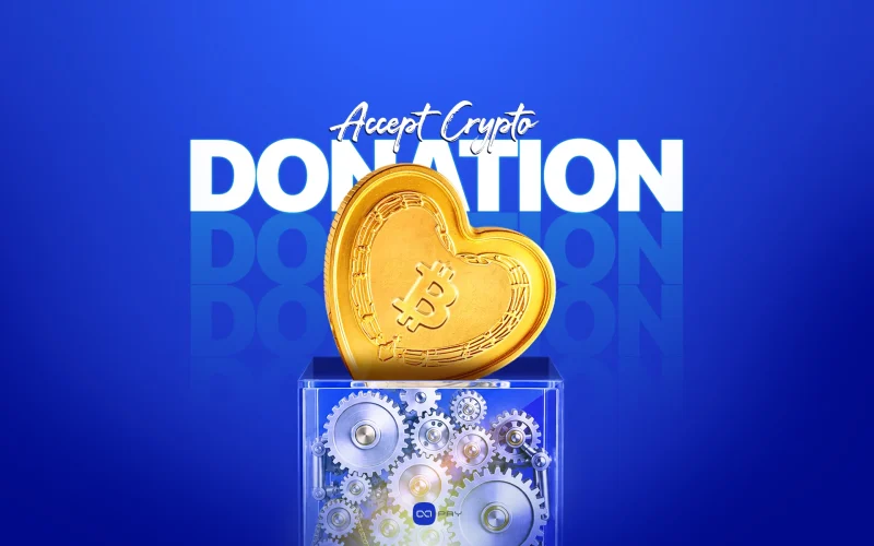 Bitcoin donation processed through crypto payment infrastructure