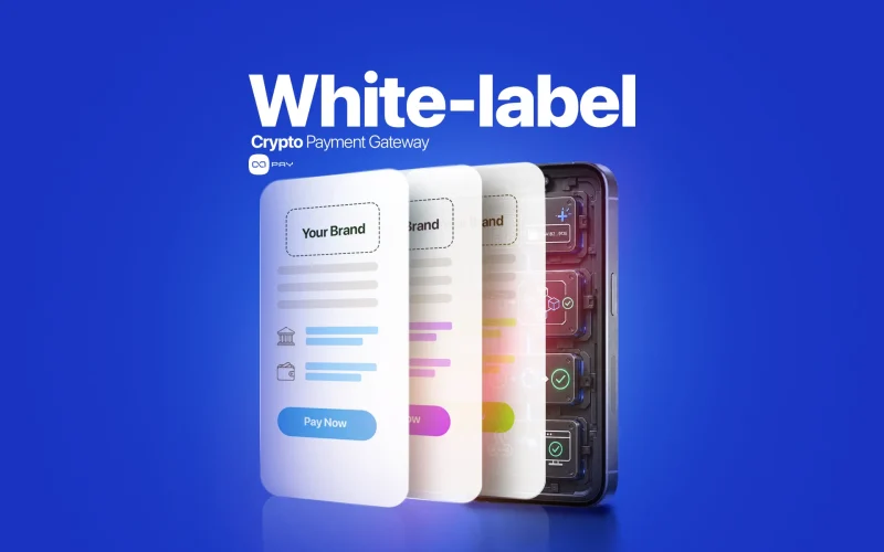 White-label crypto payment gateway with customizable branded checkout interfaces