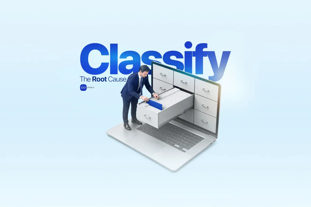 Classify the Root Cause Merchant reviewing records to classify the root cause of a missing crypto payment