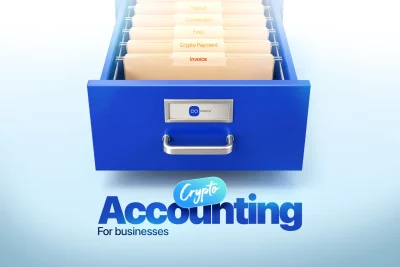 Crypto accounting records for business payments and treasury activity