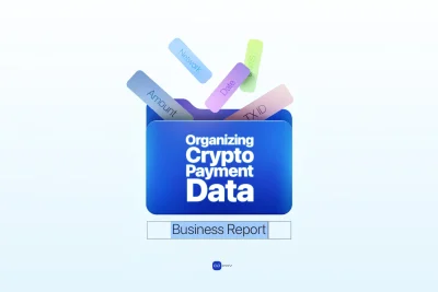 Organizing crypto payment data for business reporting