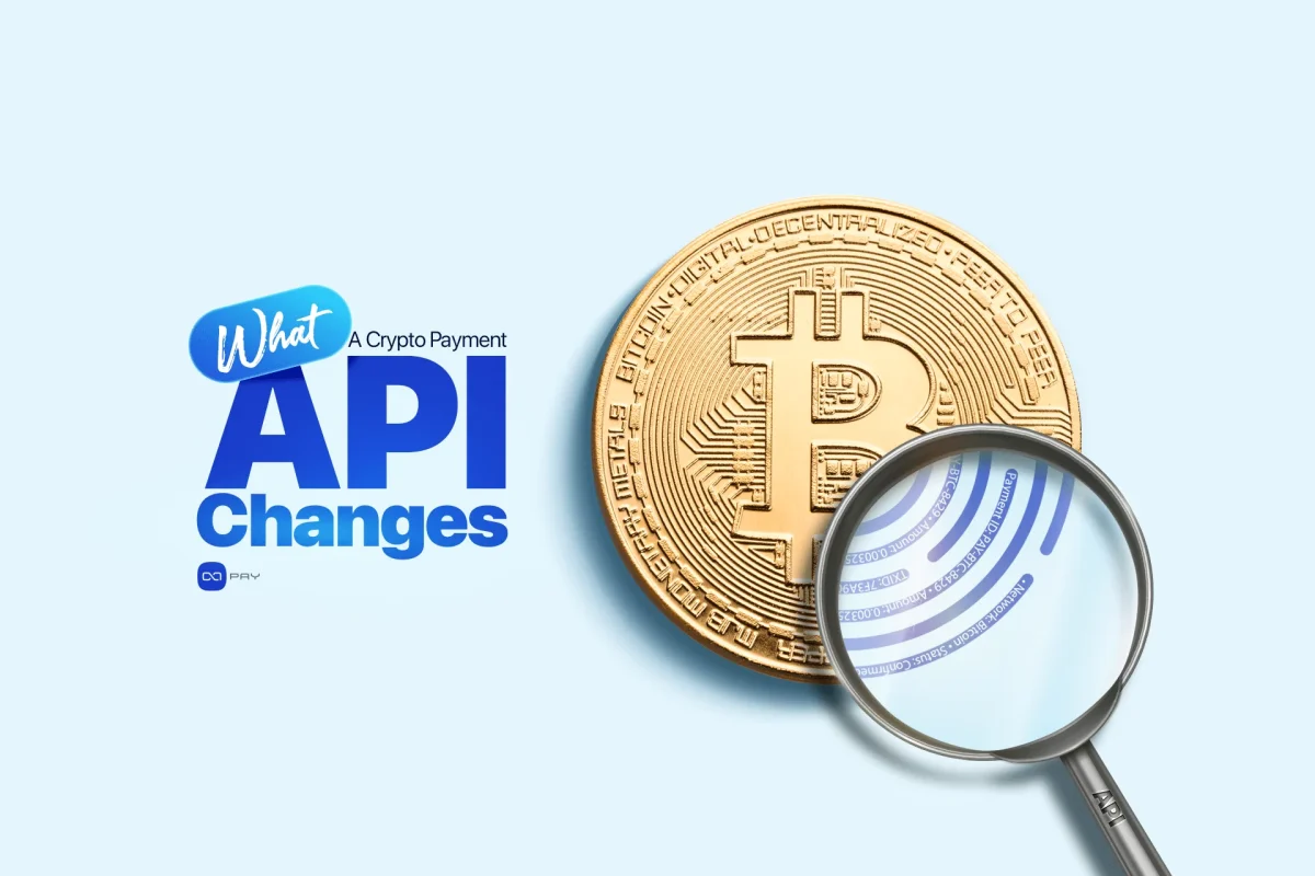 Crypto payment API connecting blockchain payments with business data